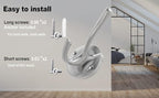 Brushed Nickel Wall Hooks Towel Hooks, 2 Pack Coat Robe Hook Heavy Duty Bathroom Double Hook Wall Mounted, Hand Towel Hooks for Closet Entryway Cubicle Kitchen