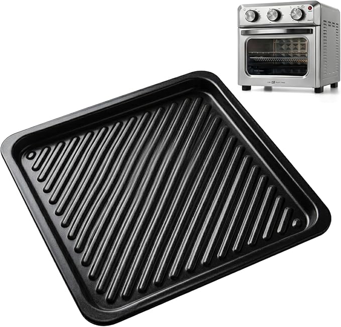 VAL CUCINA Air Fryer Enamel Baking Pan Replacement Parts Compatible with VCO12TM Air Fryer Toaster Oven (Enamel Baking Pan)