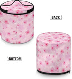 Peach Blossom Pressure Cooker Insulation Handbag Smooth Flat Surface Electric Pressure Cooker Storage Bag Enclosed Bottom