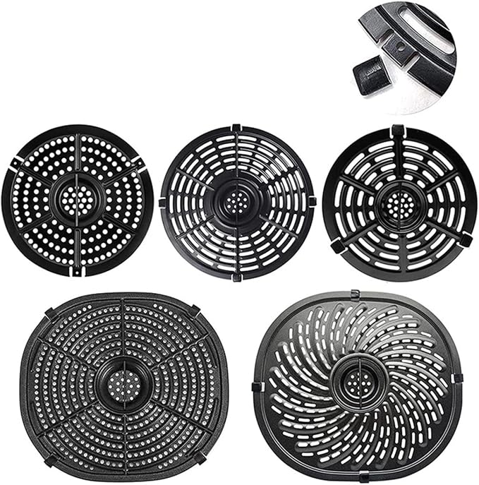 ZYAMY 10pcs Air Fryer Rubber Bumpers Premium Rubber Feet, Silicone Pieces, Rubber Anti-scratch Protective Covers Air Fryer Replacement Parts