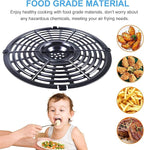 6.5QT Air Fryer Crisper Tray for 6.5QT Ninja OL500 OL501 Foodi Pressure Cooker & Air Fryers, Upgraded Grill Grate Pan Crisper Plate Rack Grid Shelf for Ninja 6.5QT Air Fryer, Dishwasher Safe