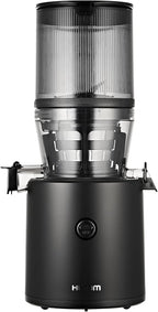 Hurom H320 Slow Juicer | Ultra Low Pulp | Hands-Free | Hopper Fits Whole Produce | Quiet Motor | BPA Free | Easy Assembly | Cold Press Masticating Juicer (Black Slow Juicer)