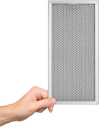 Nispira WB06X10596 Microwave Replacement Grease Filter 13.4" x 5.9" Compatible with GE Whirlpool Maytag Microwave Range Hood WB06X10596, 8 Packs