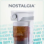 Nostalgia 3-Quart Iced Tea & Coffee Brewing System With Double-Insulated Pitcher, Strength Selector & Infuser Chamber, Also Perfect For Lattes, Lemonade, Flavored Water, White