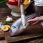 Fish Scales Scraping Tool,Multifunction Stainless Steel Fish Scale Knife Fish Cleaning Kit,Fish Scale Peeler,Fish Descaler Tool,Fish Scaler Remover,Removing Tool Specialty Gadgets