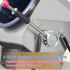Commercial Automatic Stir Fry Wok Machine with water spray,Automatic 360° Stir Fry Cooker,Automatic Cooking Machine,Drum Type Stir Frying Machine(Natural Gas, Countertop)