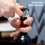Wine Keys Opener Travel Corkscrew Wine bottle Opener Waiter Beer Bartender for Home Office Kitchen Restaurant Bar Applications(Black,24 Pieces)