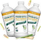 USDA Biobased Probiotic Cleaner, Microcleans Surfaces for Up to 7 Days, Ultra Concentated Multi Surface Cleaning Concentrate with Postbiotics, Lemongrass – 17 Fl Oz. (3 Pack)