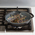 10.25 Inch Tempered Glass Lid Compatible with 10-10.25 Inch Lodge Cast Iron Skillet and 5 Quart Dutch Ovens