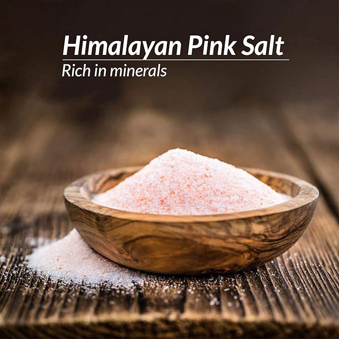 Himalayan Chef Pink Himalayan Salt Fine Grain, 1 lb Bag - Pure, Natural, Kosher, Non-GMO, Mineral-Rich, for Cooking, Seasoning, Baking, Table Use
