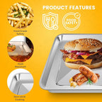 GWY 11.7"×11.7" Baking Pan for Breville BOV800XL BOV810BSS BOV845BSS BOV900BSS Smart Oven, Compatible with Ninja SP100 SP101 SP1001C SP201 Air Fry Oven