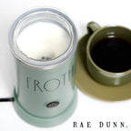 Rae Dunn Electric Milk Frother Steamer -Stylish Automatic Milk Steamer and Frother, Milk Warmer, Hot and Cold Foam Maker for Coffee, Latte, Cappuccino, Macchiato - 550 Watt (Sage)