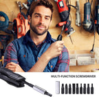 14 in 1 Multitool Pocket Knife for Men, Christmas Stocking Stuffers Gifts for Dad, Husband, Tactical Multi Tool screwdriver set with Nylon Sheath for Survival, Camping