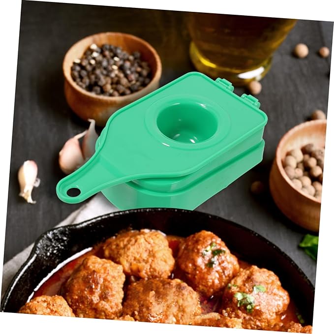 Meatball Maker 7.67 Inch Ergonomic Meatball Scoop Tool for Quick and Easy Making of Meatballs Fish Balls Shrimp Balls and Tofu Balls Kitchen Gadget with Smooth Surface and Effortless Release