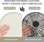 GiPP Non Stick Frying Pans Set Removable Handle, Oven Safe Nonstick Fry Pan Skillets with Detachable Handle, Granite Coating Healthy Cooking Compatible with All Stovetops, PFOA Free, RV Cookware set