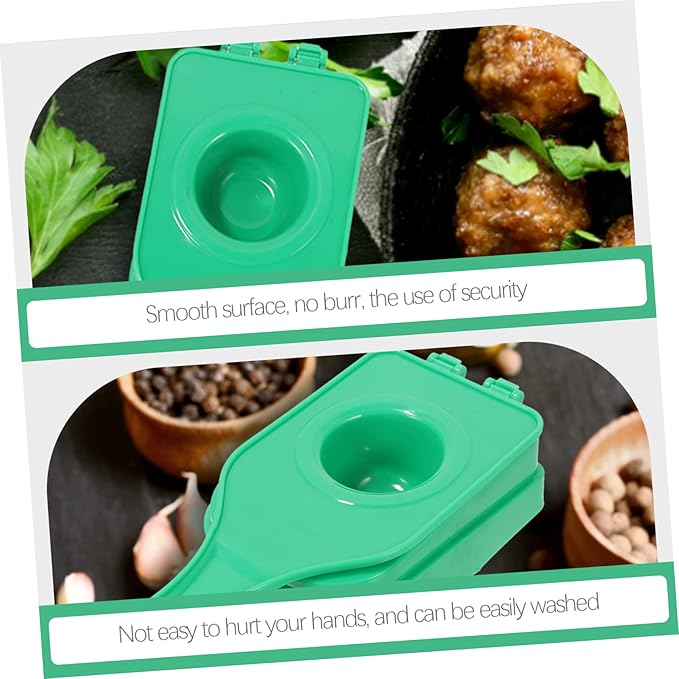 Meatball Maker 7.67 Inch Ergonomic Meatball Scoop Tool for Quick and Easy Making of Meatballs Fish Balls Shrimp Balls and Tofu Balls Kitchen Gadget with Smooth Surface and Effortless Release
