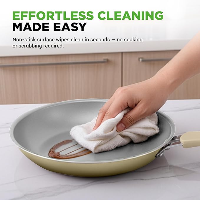 NutriChef 20-Piece Non-Stick Bakeware and Cookware Set - Utensils Including Pots and Baking Pans Made with Durable Aluminum, Tempered Glass Lids, Heat-Resistant Utensils, Easy-Clean Design (White)