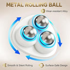 Self Adhesive Caster Wheels for Countertop - Furniture Sliders & Appliance Rollers for Kitchen, Coffee Machine, Blender, Oven - Easily Solves the Problem of Desktop Sliding (White, 24pcs)