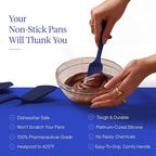 GIR: Get It Right 10-Piece Silicone Ultimate Kitchen Utensil Set – Spatulas, Ladle, Flip, Spoons, Whisk, Peeler & Spoonula – Nonstick, Non-Toxic, Heat-Resistant – Navy