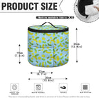 Electric Pressure Cooker Insulation Bag Hand Washable Pressure Cooker Storage Bag Protective Hood with Pocket, Fork Pickled Cucumber
