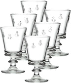 La Rochere Napoleon Bee Stemmed Wine Glass Set of 6 – Vintage Wine Glasses – La Rochere Bee Glassware Sets (9 oz)