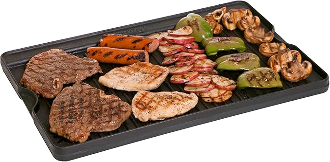 Camp Chef Cast Iron Griddle - 16 x 24, Non-Stick Grill/Griddle Sides