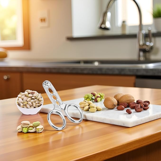 Nut Crackers Nuts Pistachio Sheller Opener Kitchen Tools Stainless Steel Nutcracker Multi-Function Walnut Pine Sheller Opener Specialty Gadgets
