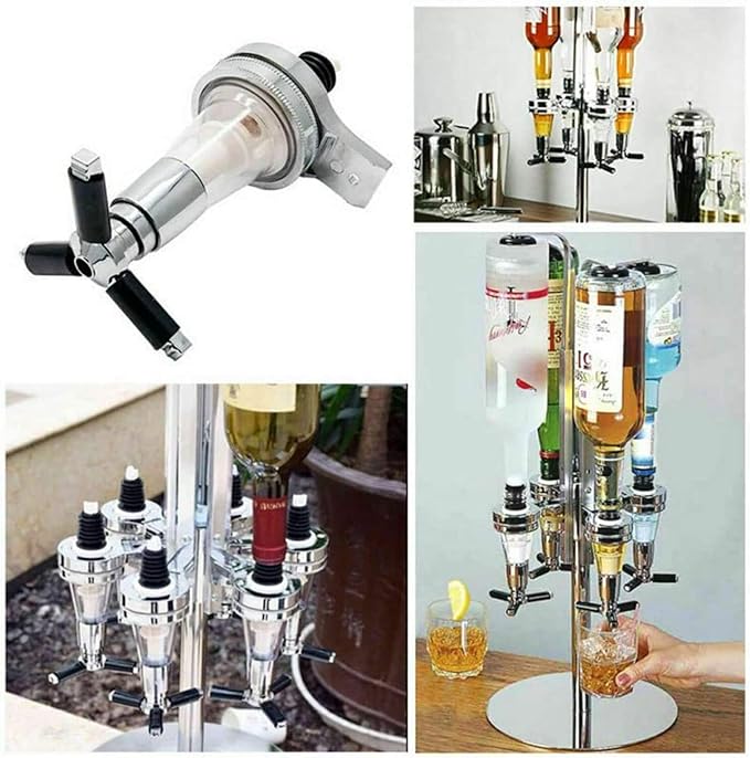 8 Piece 25ml Liquor Dispenser Bar Optic Spirit Measure Pub Dispenser Drink Spirit Wine Cocktail Pourers Bar Tool