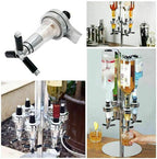 8 Piece 45ml Liquor Dispenser Bar Optic Spirit Measure Pub Dispenser Drink Spirit Wine Cocktail Pourers Bar Tool