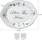 Pfaltzgraff Winterberry Bless This House Plate - 11-Inch
