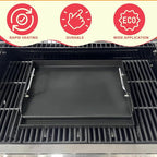 Universal Carbon Steel Griddle for Gas Grill/Kitchen Stove Top, Large Griddle Pan for Camp Camping,Tailgating and BBQ Accessories, Plancha Para Cocinar, 25" x 16" Stove Top Skillet Pan, Gift for men