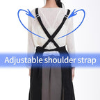 Pinknoke Vintage Pinafore Apron Dress for Women with Pockets Cute Floral Chef Aprons for Kitchen Cooking Baking Gardening