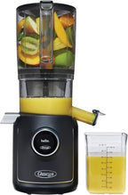 Omega Ultimate Performance Slow Masticating Batch Juicer with Intellidial Technology Cold Press Vegetable and Fruit Juice Extractor with 64-Ounce Hopper and 4 Juice Shot Glasses, 200-Watts, Black
