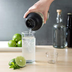 Host All in One Cocktail Shaker Set with Measurements, Reamer, Bottle Opener, Strainer and Jigger for Cold Brew Cocktails, Home Bar, Bartending, Camping, Picnic, Outdoor Party, On the Go, 18 oz
