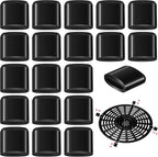 20Pcs Silicone Air Fryer Replacement Parts, Air Fryer Rubber Bumpers Silicone Tray Rubber Non-Scratch Protective Covers Tip Air Fryer Accessories Protective Covers for Air Fryer Grill Pan