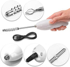 Zucchini Corer Tool Portable Vegetable Corer Cordless, Electric Scraping Scale Machine Scraper With 2 Cutter Head, Stainless Steel Rechargeable Fruit Digging, Professional Remover Tool Veggie Drill