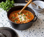 Lodge Cast Iron Set - Pre-Seasoned Kitchen Set - Skillets, Griddle & Dutch Oven Included - PFAS-Free Non-Toxic Cookware - 5-Piece Set