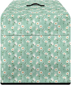 Fresh Daisy Flower Print Meat Slicer Cover Large Deli Food Slicer Machine Dust Cover Cheese Bread Cutter Cover Waterproof Dust-Proof Durable for Home Kitchen Accessories Decoration