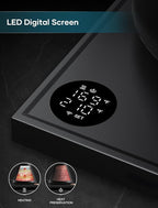 INTASTING Electric Kettles, Gooseneck Electric Kettle, ±1℉ Temperature Control, Stainless Steel Inner, Quick Heating, for Pour Over Coffee, Brew Tea, Boil Hot Water, 0.9L Artisan