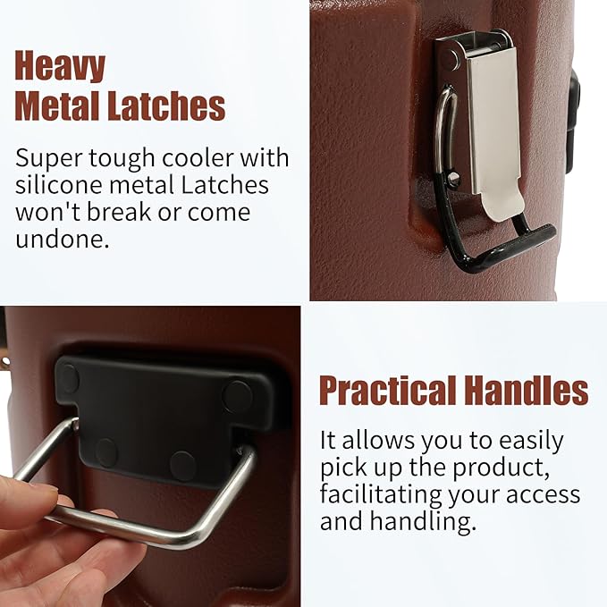 Insulated Soup Container 7.9 Gallon Commercial Food Warmer for Hot&Cold Food, Hot Box for Catering, Food Cooler Soup Carrier for Restaurant, Canteen 6H Insulation Time