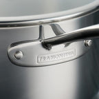 Tramontina Tri-Ply Clad Stainless Steel 6-Quart Saute Pan with Glass Lid, Induction-Ready Cooking Pan, Dishwasher-Safe, NSF-Certified