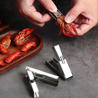 Crawfish Peeler Tool, Portable Stainless Steel Crawfish Tail Remover Tool, Crawfish Accessories for Easy Shelling, Fast Sheller Tool for Clean Hands, Best Kitchen Gadget for Seafood Lovers (5)