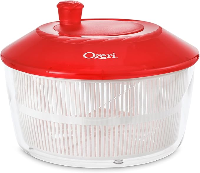 Ozeri Italian Made Fresca Salad Spinner and Serving Bowl, BPA-Free