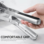 Potato Ricer, Sopito Stainless Steel Potato Masher for Commercial and Home Use, Orange