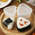 10 Pcs Onigiri Mold Set, Rice Mold Musubi Maker Mold Kit, Non Stick Musubi Maker Press Rice Ball Mold Shaker Donut Shaper Sushi Maker Tool for Kids Bento Lunch and Home DIY