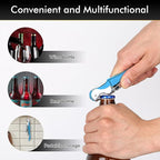 Professional Waiter Corkscrew Wine Openers Set(2PCS), Heavy Duty Stainless Steel Hinges Wine Key for Restaurant Waiters, Sommelier, Bartenders
