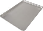Nordic Ware Naturals Extra Large, 21 x 15 inch Baking Set - USA Made Aluminum Commercial Quality Pan for Baking or Roasting, Encapsulated Galvanized Steel Rim Prevents Warping, 2pk Big Sheet