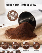 SHARDOR One Touch Coffee Grinder Electric, Spice, Herb, For Coffee Bean Spices and Seeds with 1 Removable Stainless Steel Bowl, Dry Grinder, White