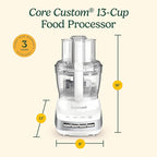 Cuisinart FP-130 13-Cup Multifunctional Food Processor White