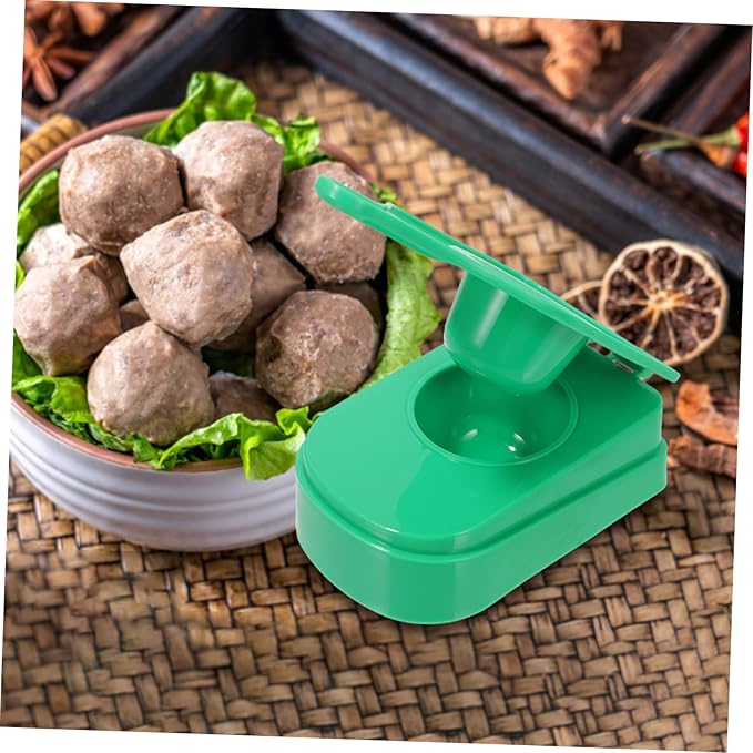 Meatball Maker 7.67 Inch Ergonomic Meatball Scoop Tool for Quick and Easy Making of Meatballs Fish Balls Shrimp Balls and Tofu Balls Kitchen Gadget with Smooth Surface and Effortless Release